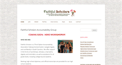 Desktop Screenshot of faithfulscholars.com