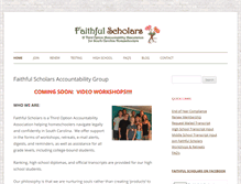 Tablet Screenshot of faithfulscholars.com
